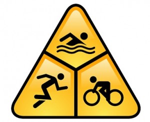 triathlon logo triangle