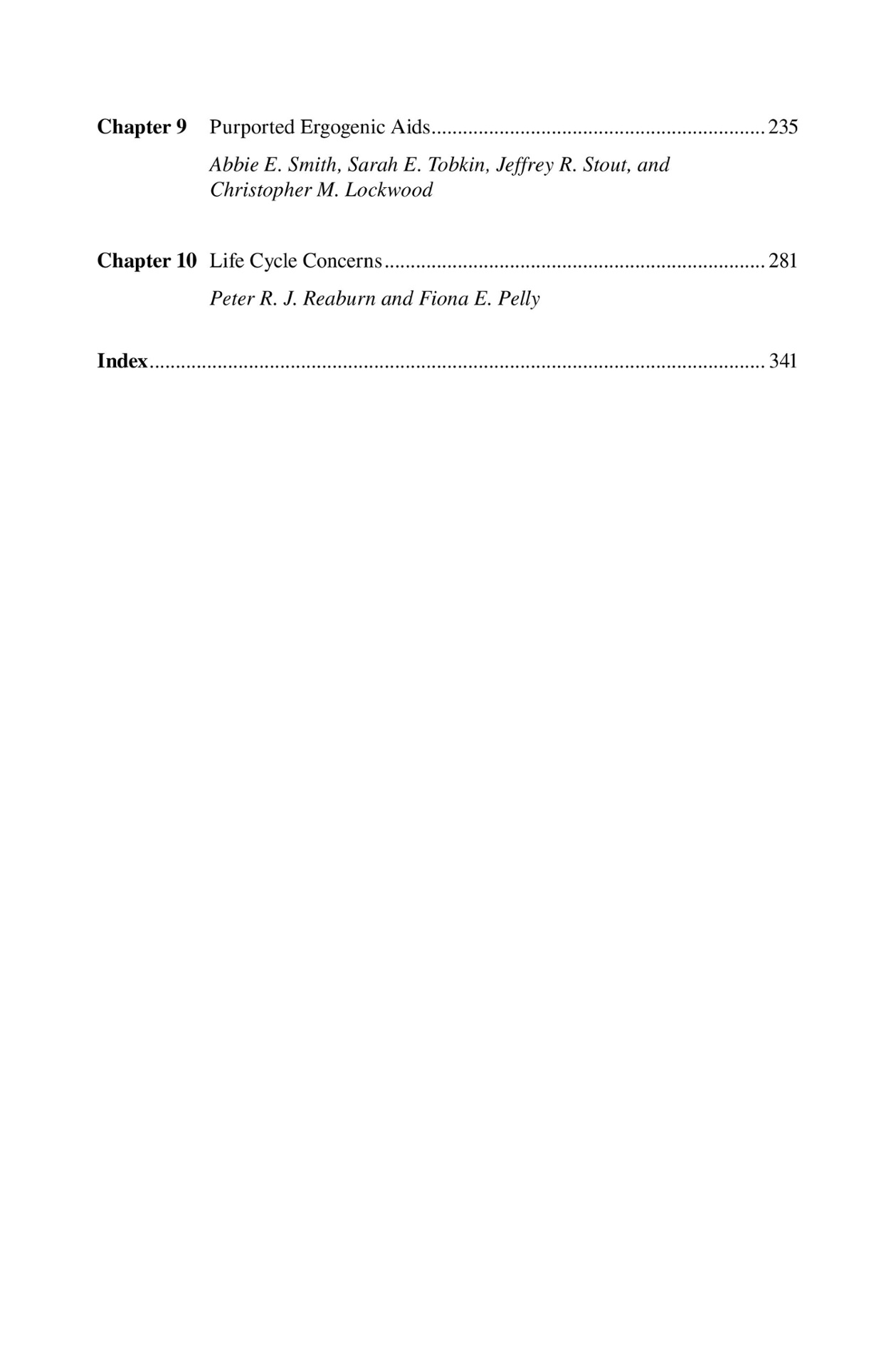 Nutritional Concerns in Recreation Exercise and Sport2